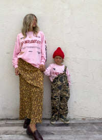 SSAINT / KIDS SIGNATURE MOTO TEE / PINK