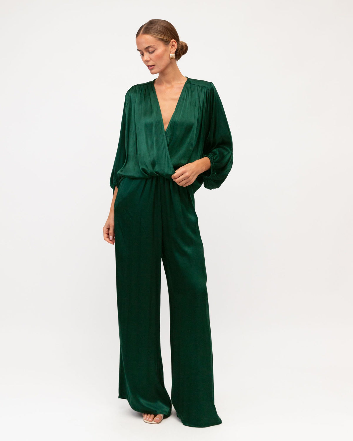 WHITE CLOSET / HERA PANT / EMERALD / TF9950-6