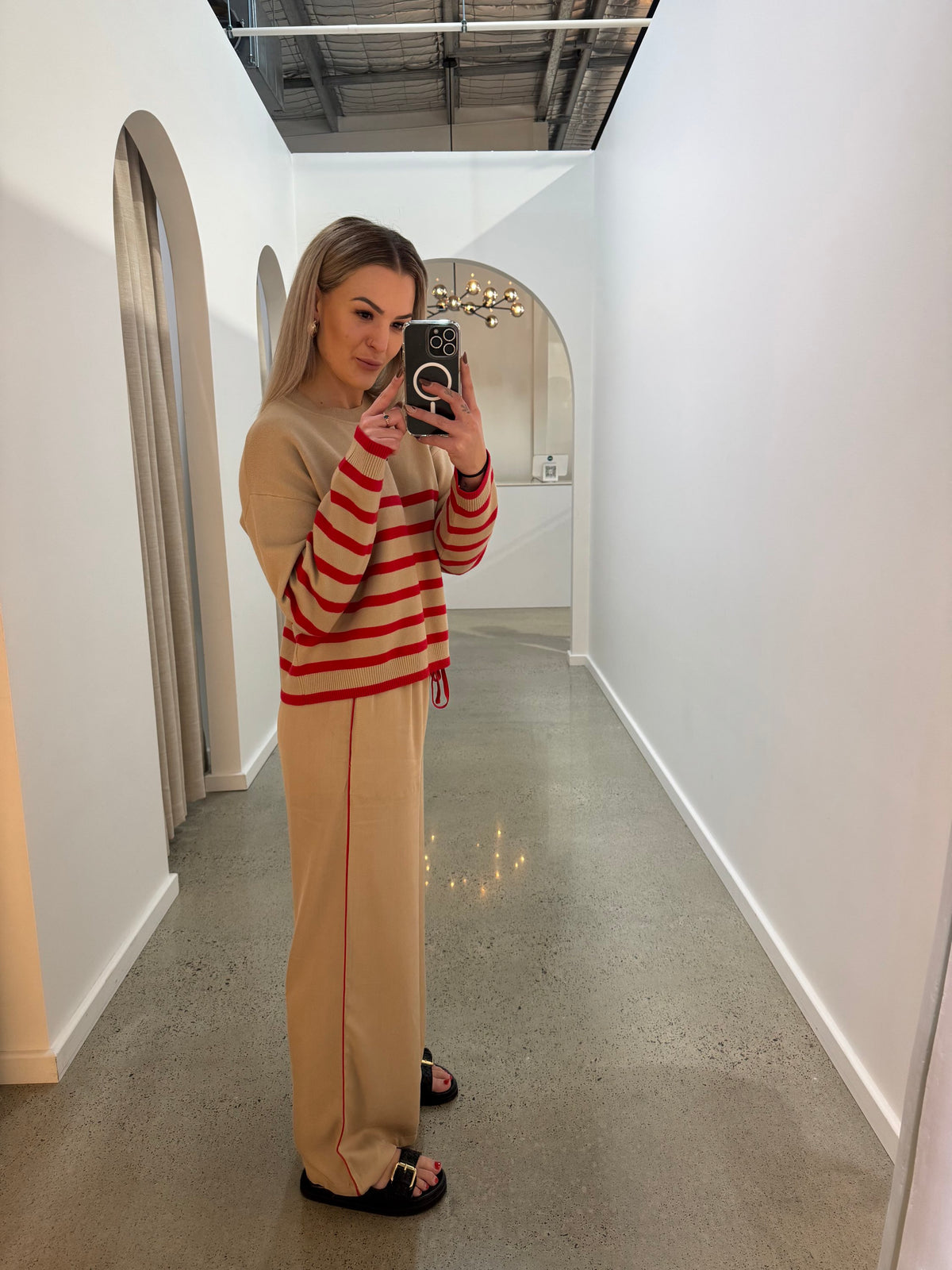LITTLE LIES / LOTTIE PANTS / OATMEAL / M25042901