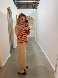 LITTLE LIES / LOTTIE PANTS / OATMEAL / M25042901