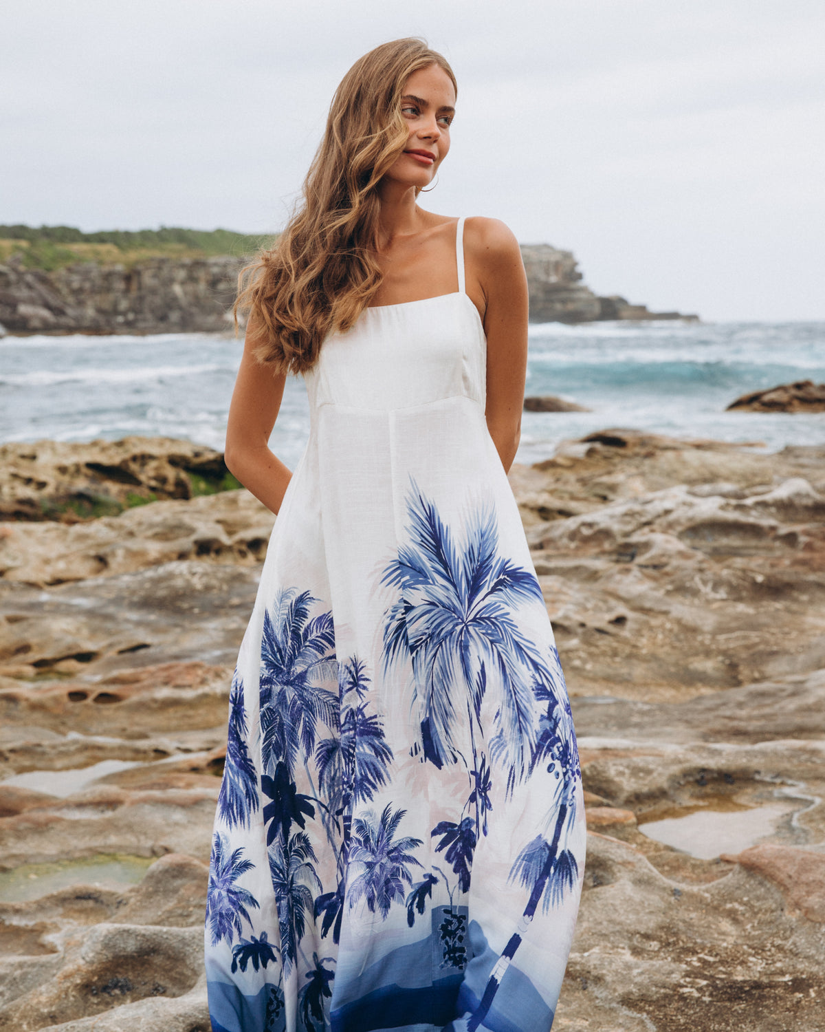 LABEL OF LOVE / INDIGO ISLAND DRESS / LOLE70738