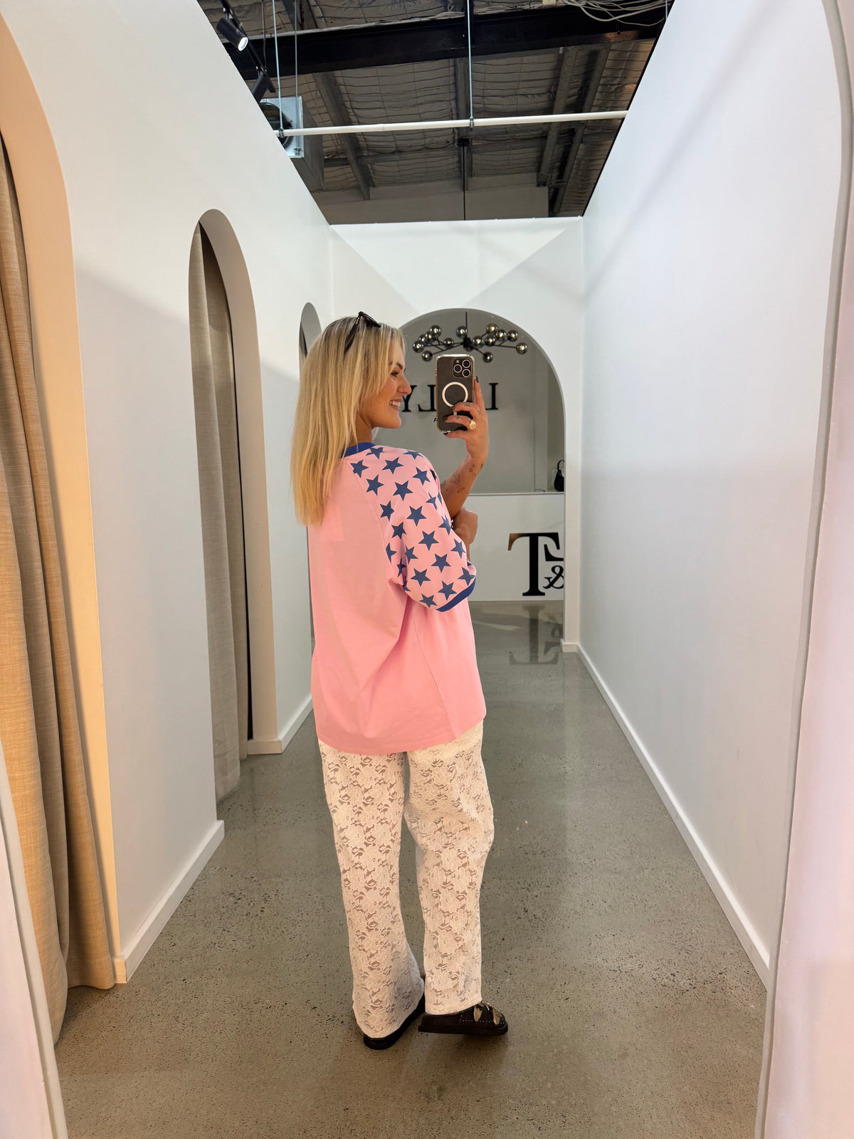 BY FRANKIE / LIVE FREE OVERSIZED TEE / 751-31