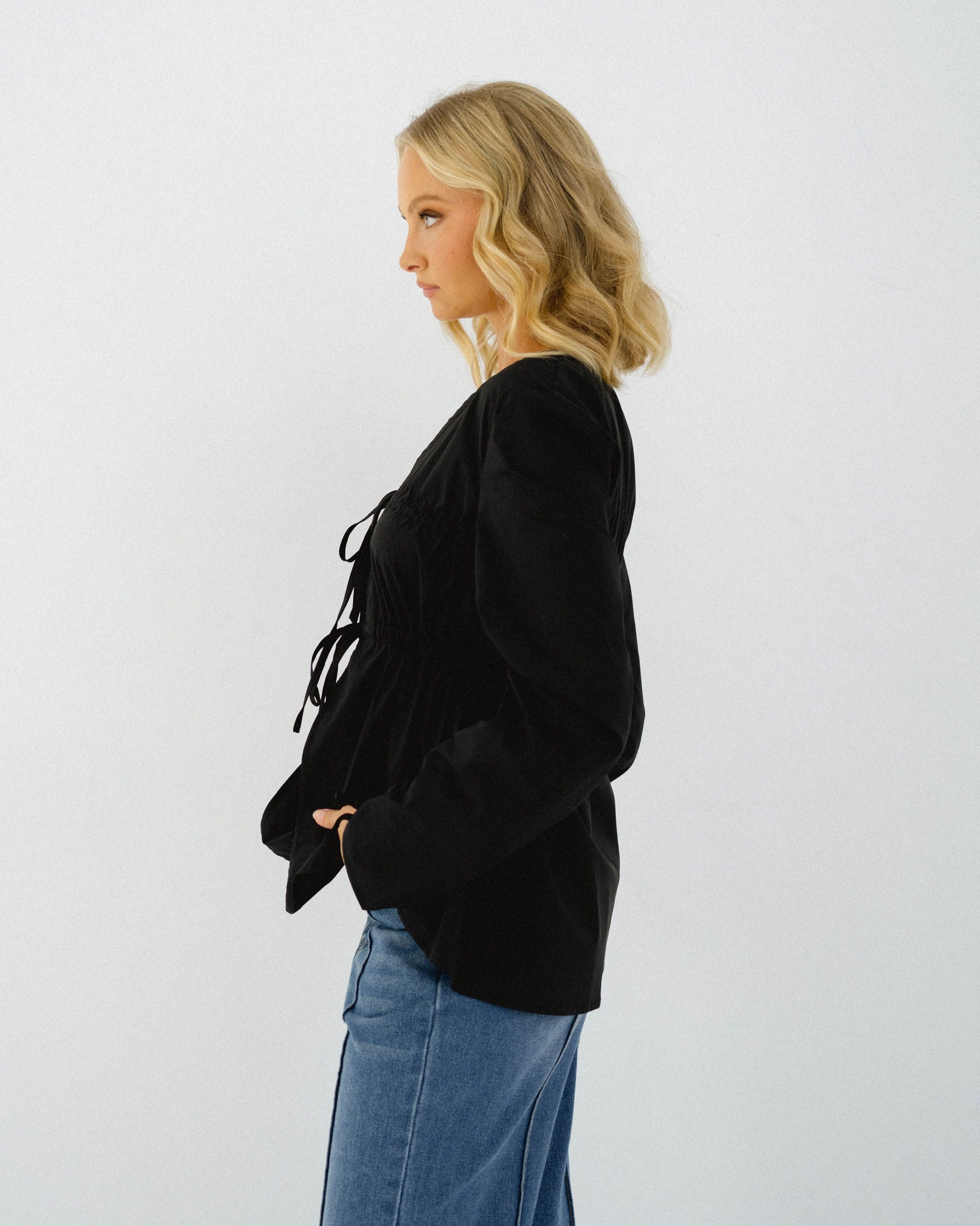 PAPER HEART / HEMWAY SHIRT / BLACK
