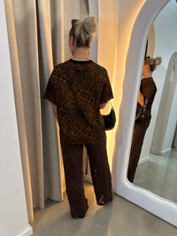 BY FRANKIE / DARK LEOPARD TEE / 791-2