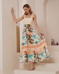 IRIS MAXI / LEMONADE CROSSOVER DRESS