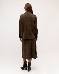 EBBY & I / SKIES SUEDE SKIRT / VV12069