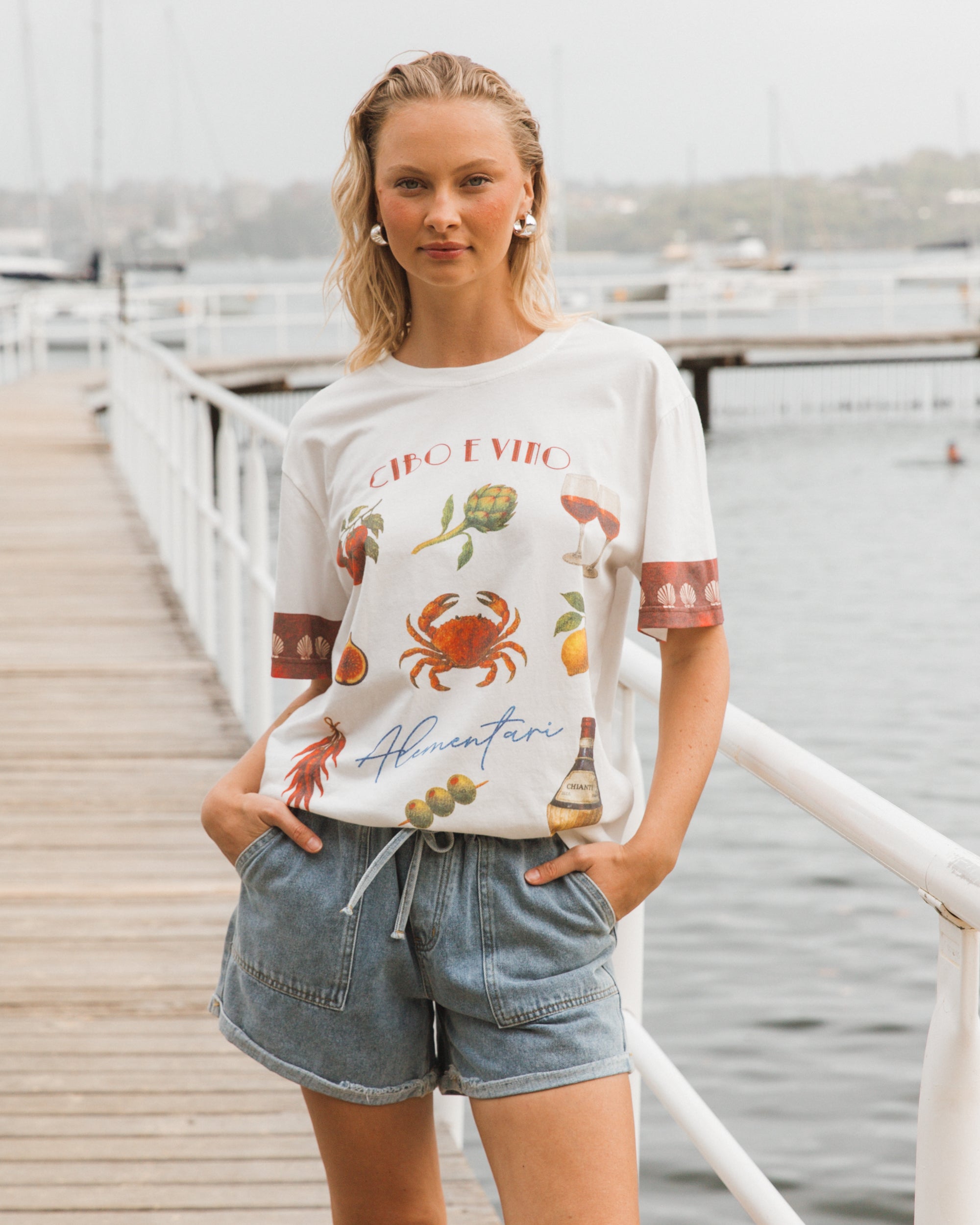 PAPER HEART / CIBO EURO VINO TEE / PHE14040