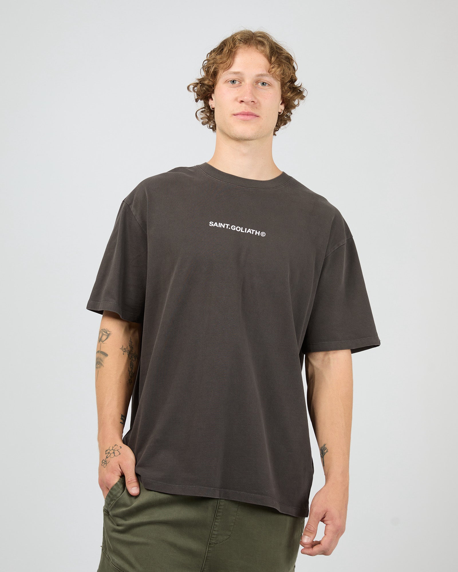 SAINT.GOLIATH / ID TEE / BLACK / 4346065