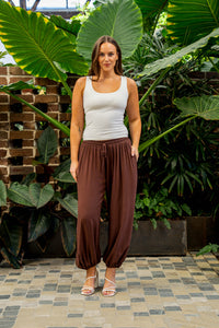 BOHO AUSTRALIA / CHAYA BALLON PANTS / BROWN / C26481421