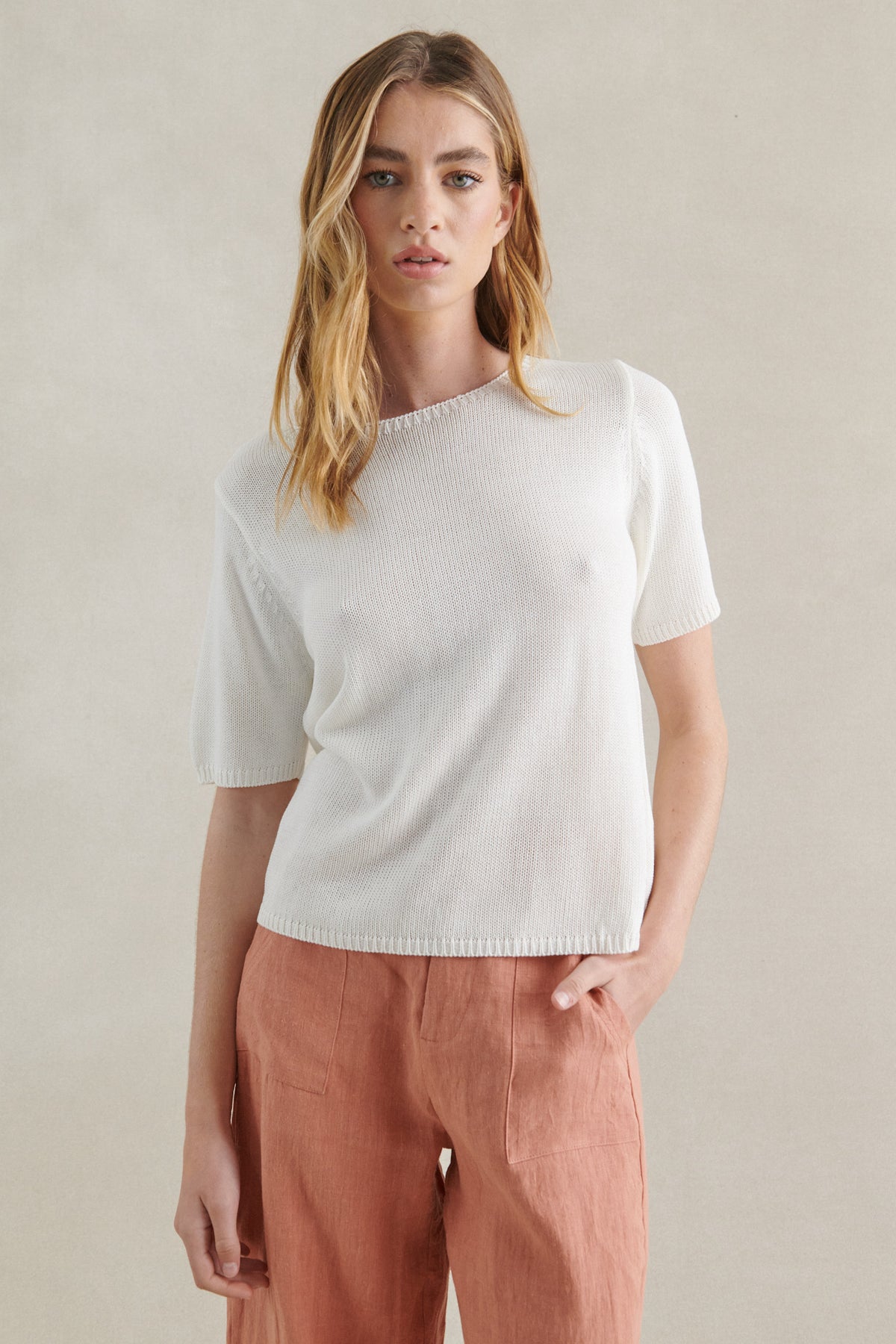 LITTLE LIES / SUMMER TOP / WHITE / K24070902