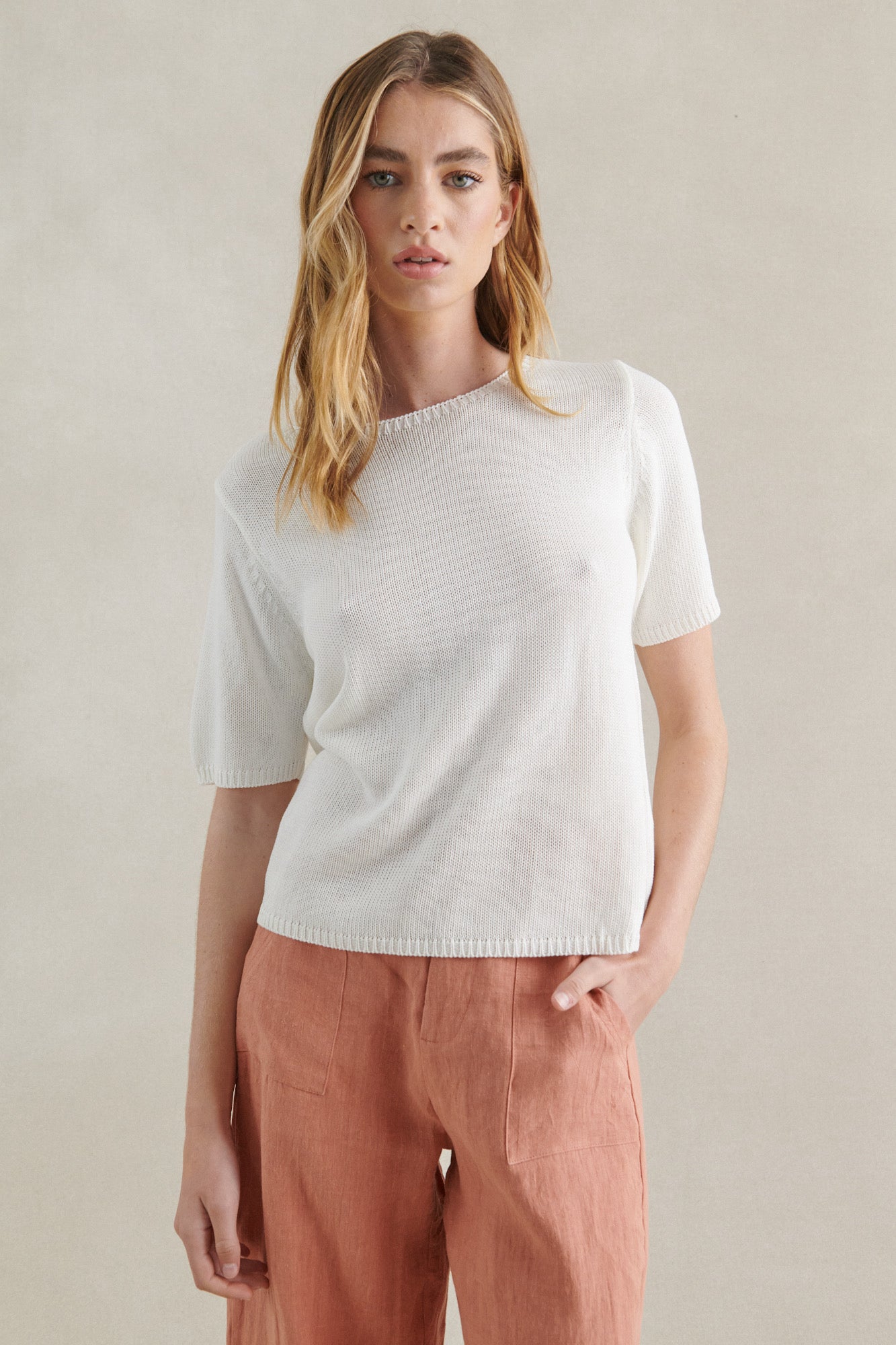 LITTLE LIES / SUMMER TOP / WHITE / K24070902