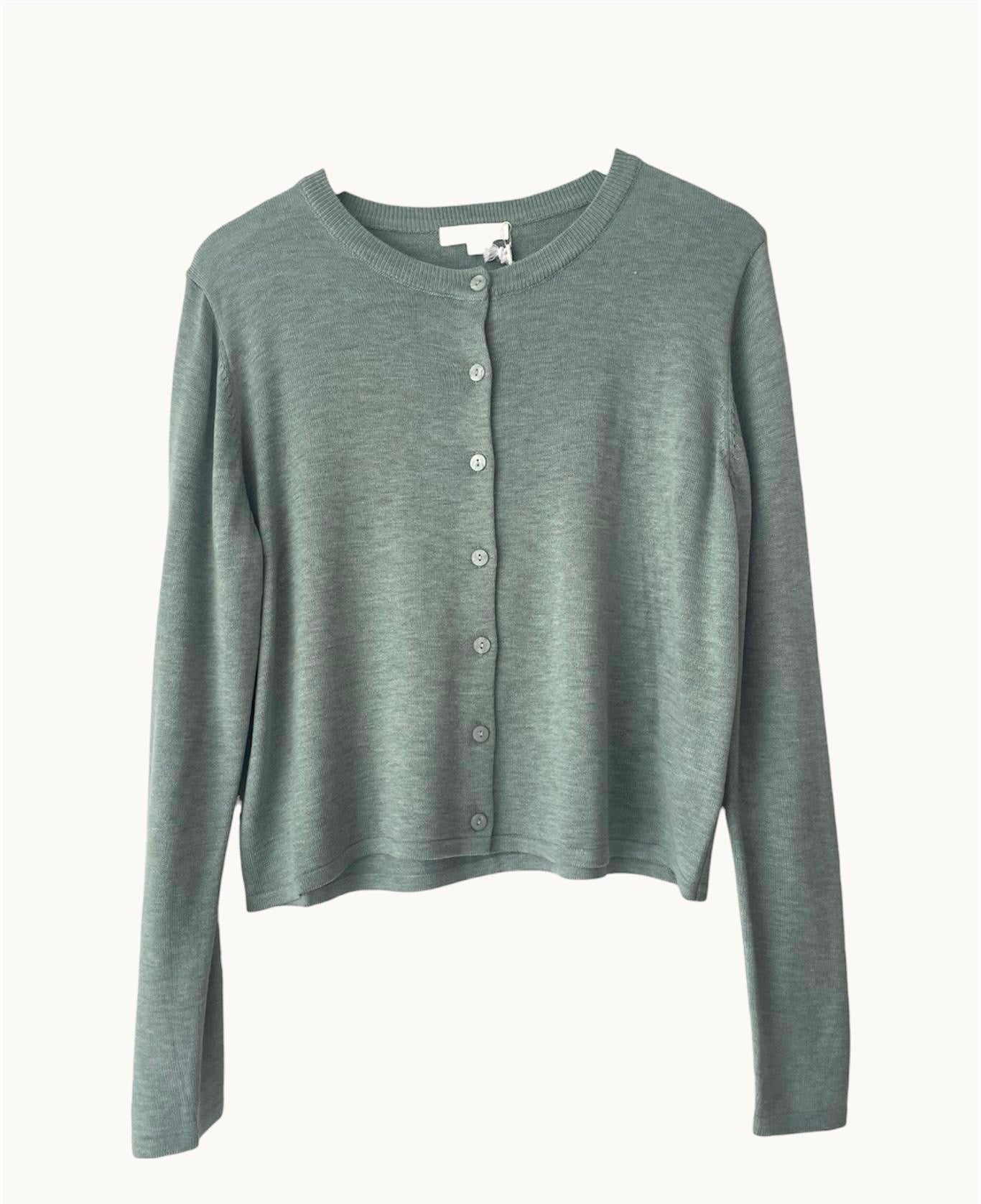 LITTLE LIES / LYDIA CARDIGAN/ GREEN / K25062304