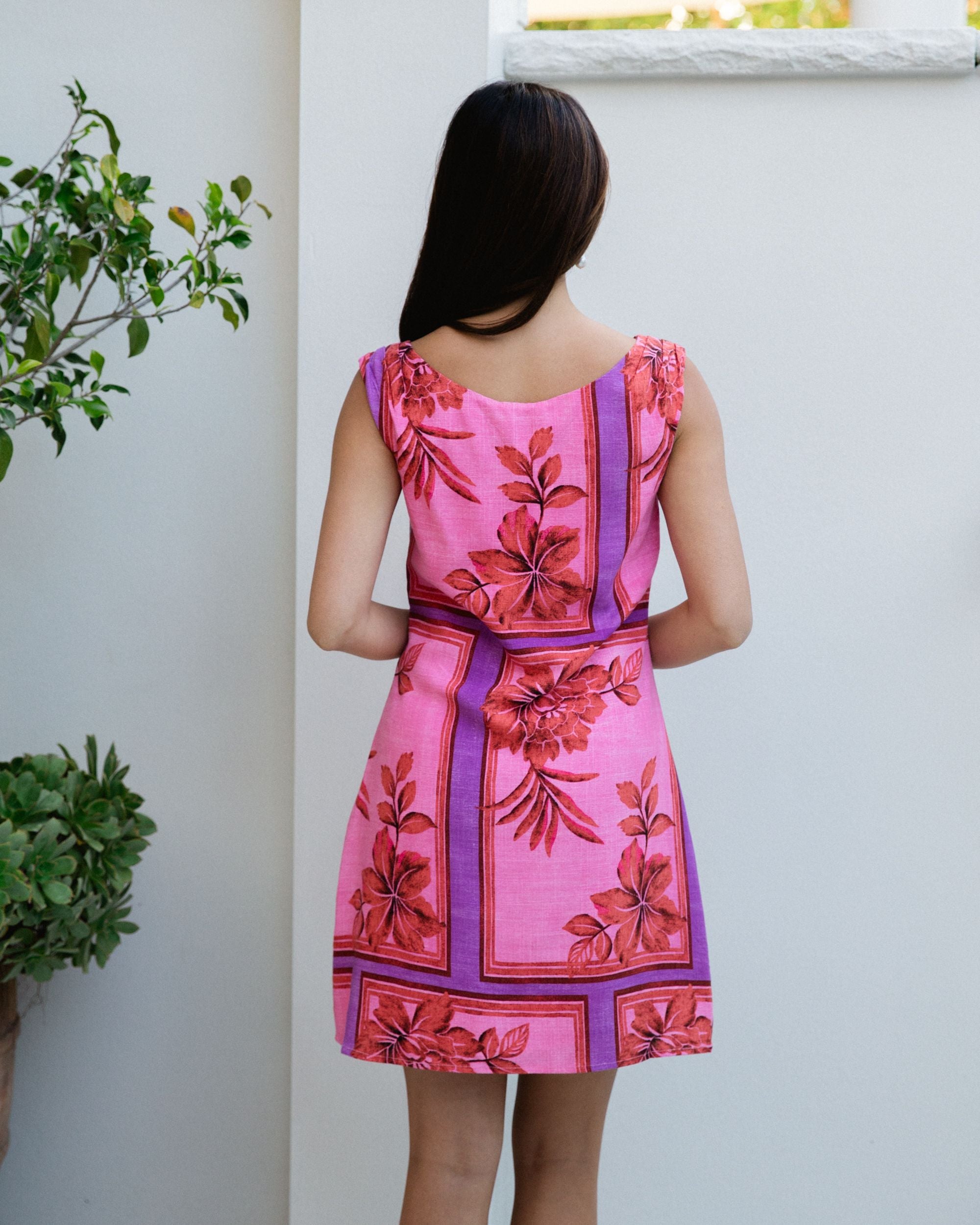 LINEN LUX / TALULAH MINI DRESS / VVNE11293