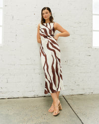WHITE CLOSET / ZEBRA DRESS  / TFE1709