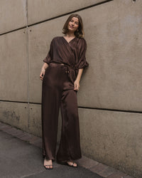 WHITE CLOSET / HERA PANT CHOCOLATE / TF9950-6
