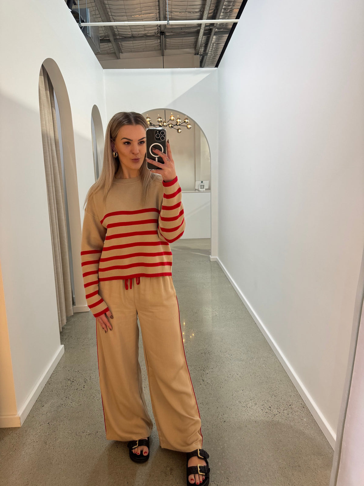 LITTLE LIES / LOTTIE PANTS / OATMEAL / M25042901