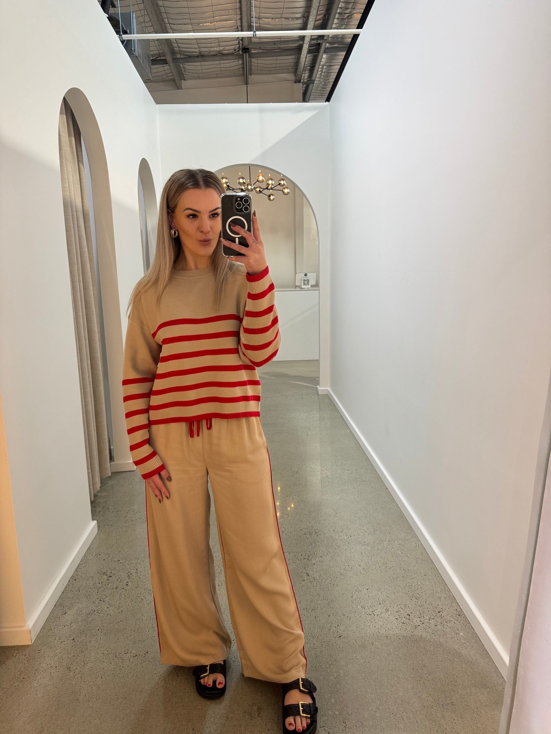 LITTLE LIES / LOTTIE PANTS / OATMEAL / M25042901