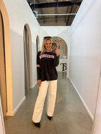BY FRANKIE / SMOKESHOW LS TEE / ACIDWASH PINK / 787-6