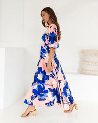 EBBY & I / SAPHIRE BLOOM DRESS / VVNE11105