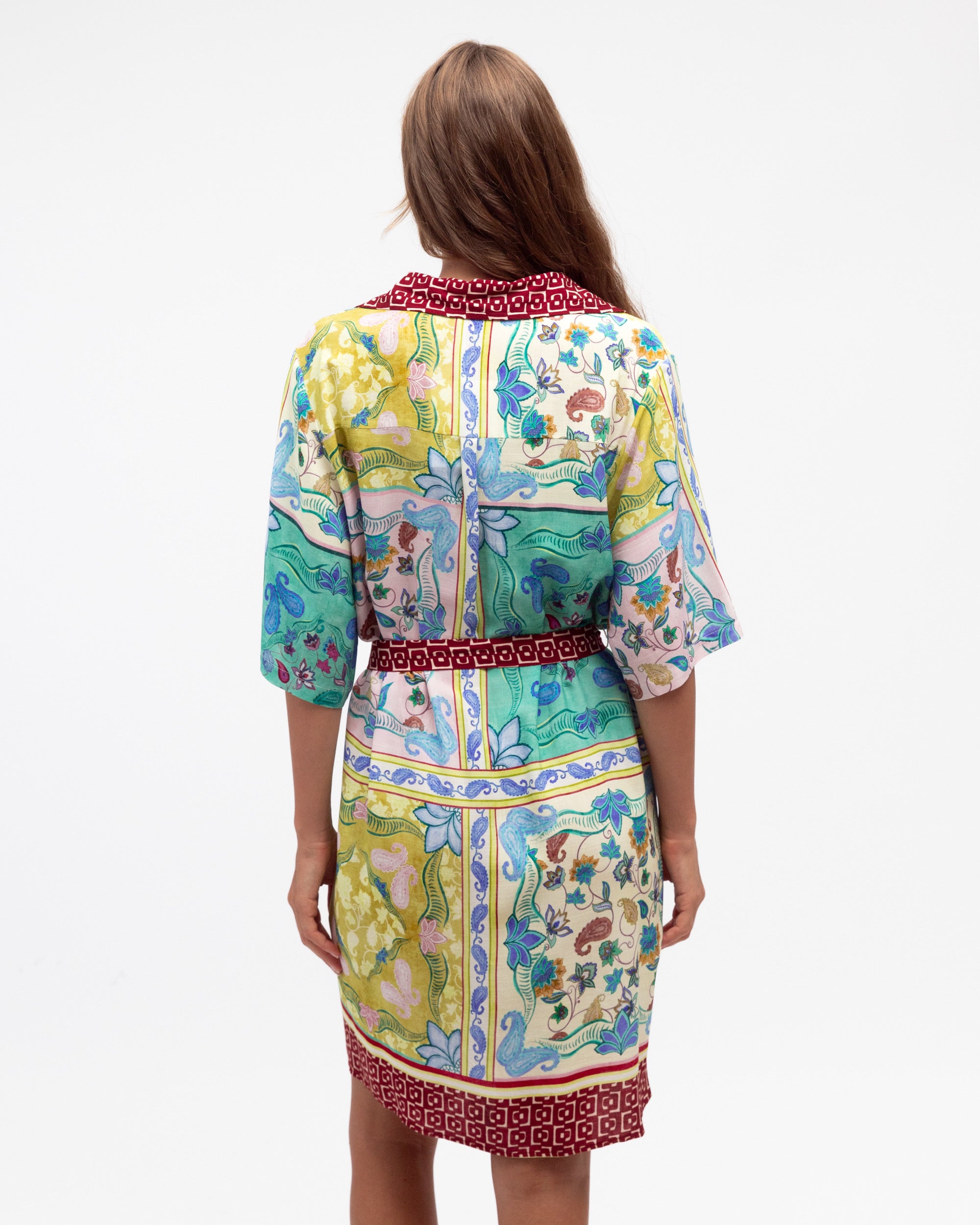 LABEL OF LOVE / GARDEN MOSAIC SHORT DRESS / LOLE70899