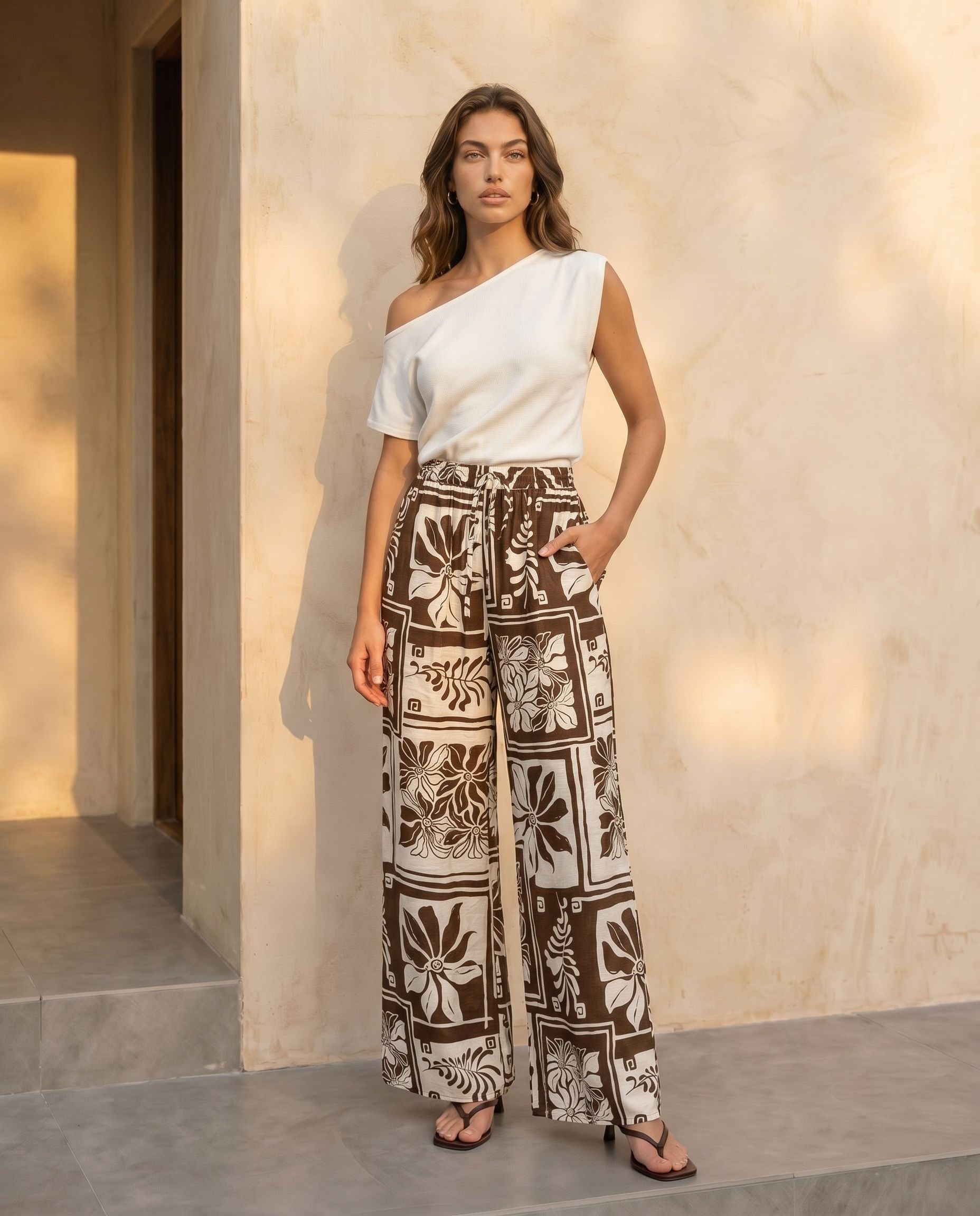 PAPER HEART / WHITLEY FLOWER PANT  / PHE11054-6