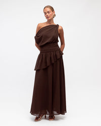WHITE CLOSET / FUR SKIRT / TF11536