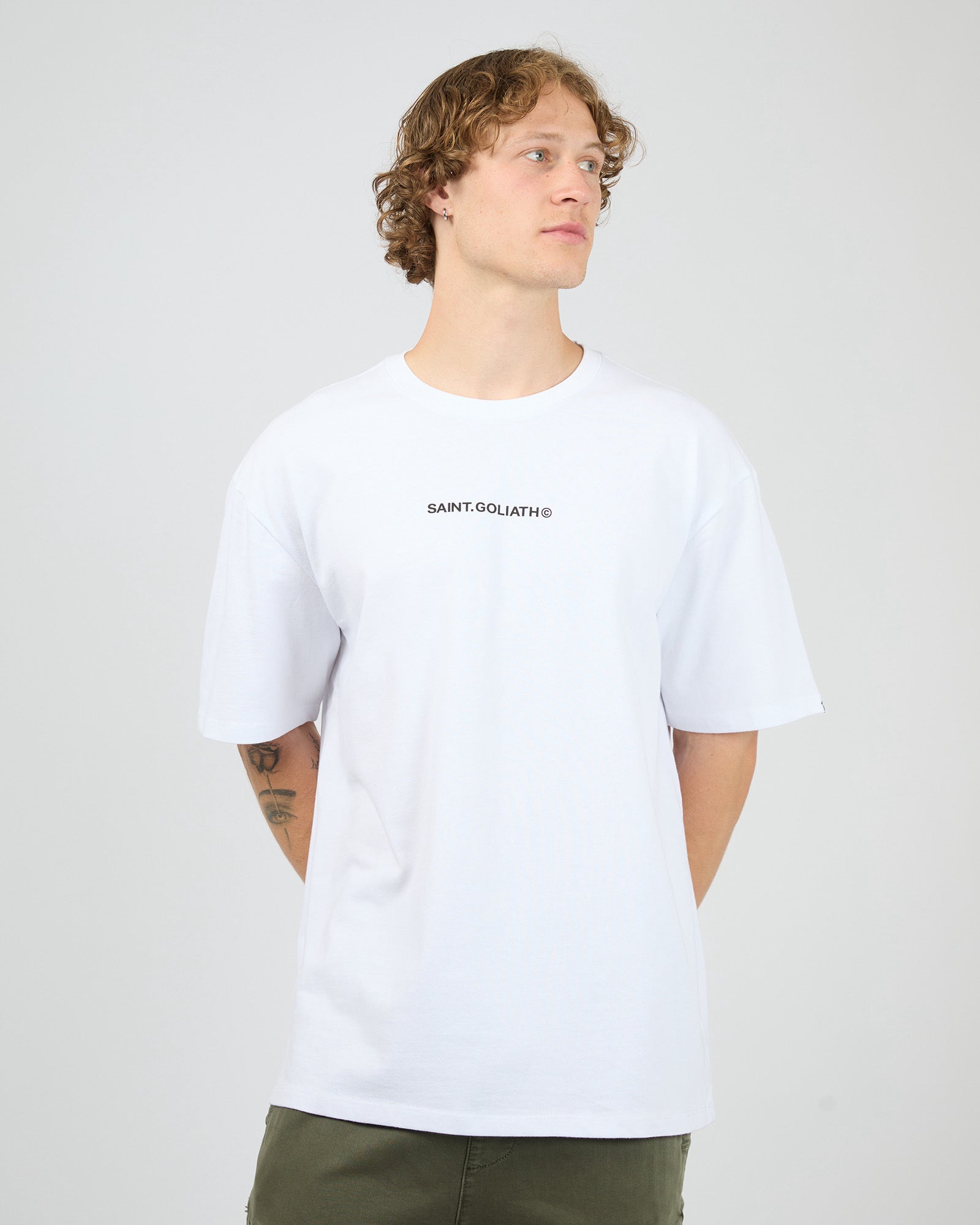 SAINT GOLIATH / ID TEE / WHITE / 4346065