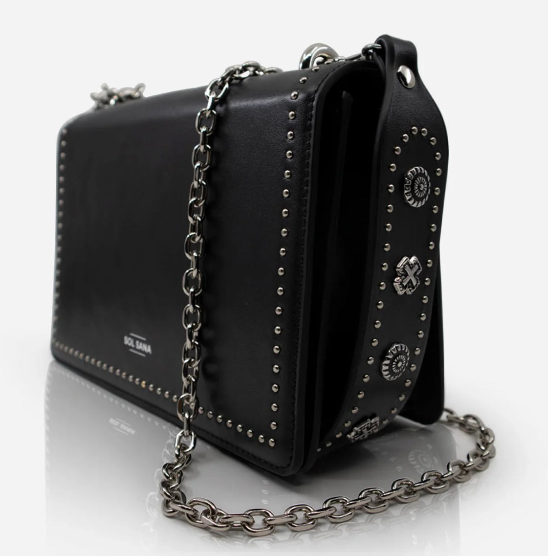 SOL SANA / FLAP BAG / SILVER