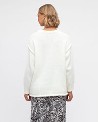 PAPER HEART / BOYFRIEND JUMPER / CREAM / PH12740
