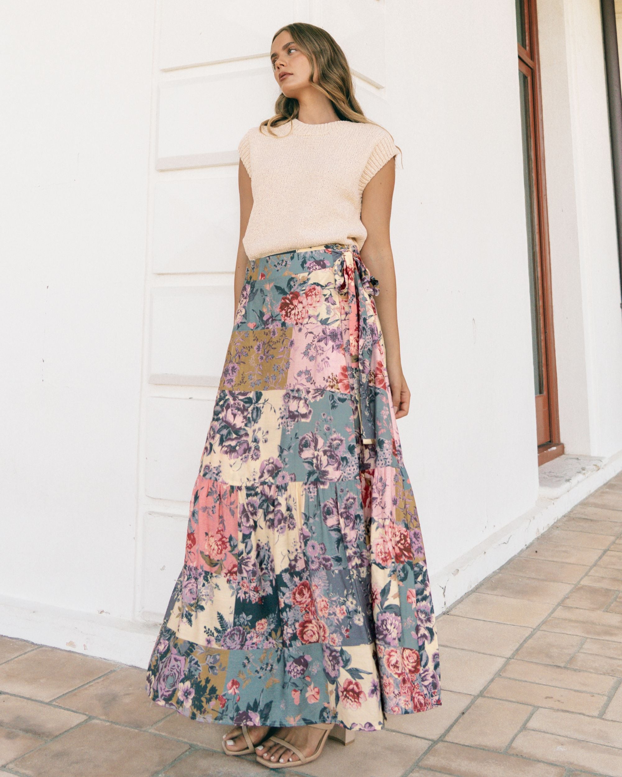 EBBY & I / VINTAGE DREAMS WRAP SKIRT / VVE11124