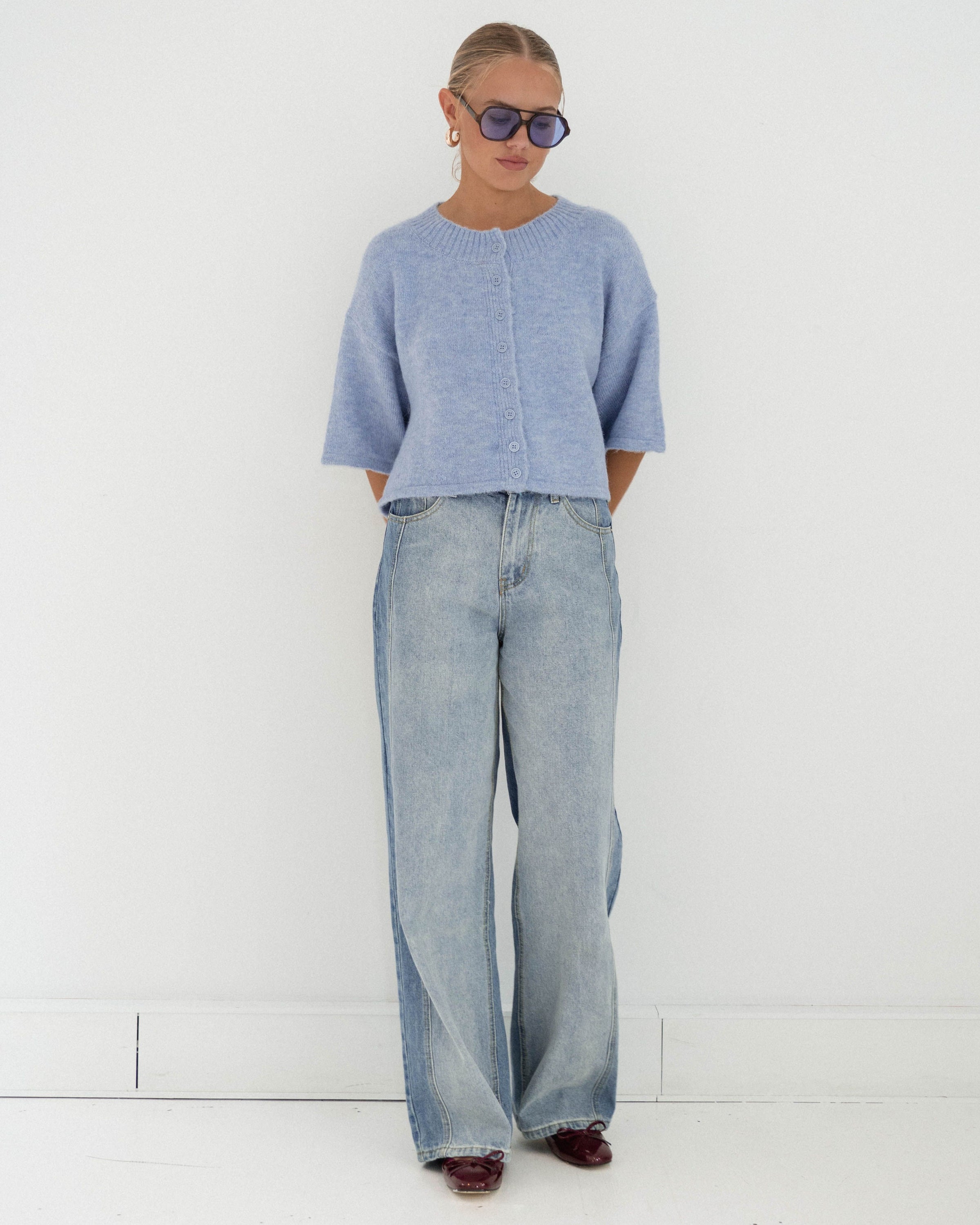 PAPER HEART / SIMONE CARDIGAN / LIGHT BLUE / PH12130