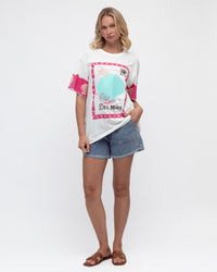 PAPER HEART / LUCE DEL MARE TEE / WHITE / PHE13131
