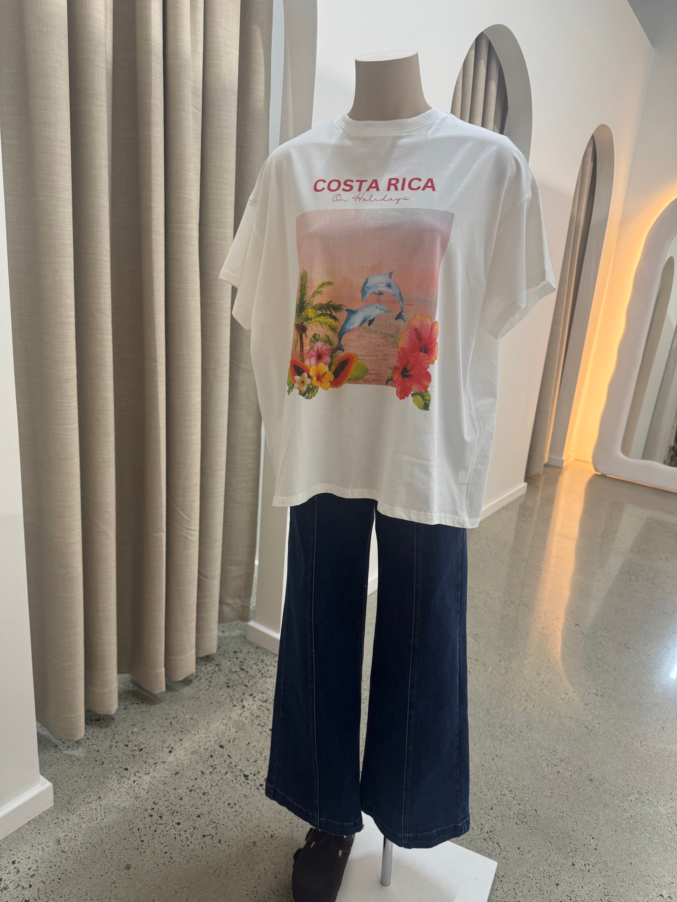 BY FRANKIE / COSTA RICA ON HOLIDAYS TEE / 457-1T