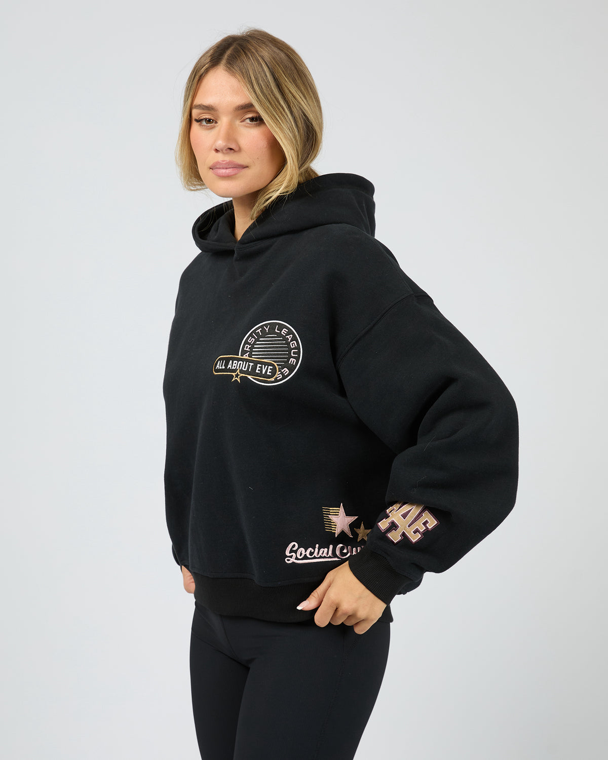 ALL ABOUT EVE / ELITE BOX HOODIE / 6477141.BLK