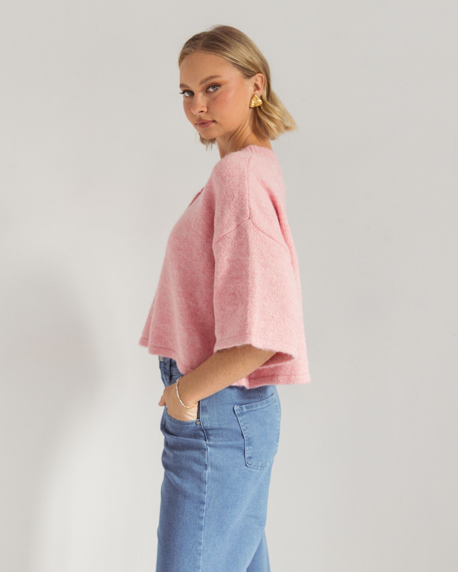 PAPER HEART / SIMONE CARDIGAN/ PINK / PH12130