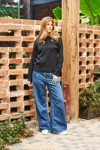BOHO AUSTRALIA / REUBEN SWEATER / BLACK / BK26466006
