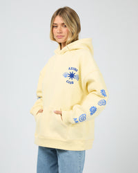 ALL ABOUT EVE / AZURE CLUB RELAXED HOODIE / YELLOW / 6479089.YLW