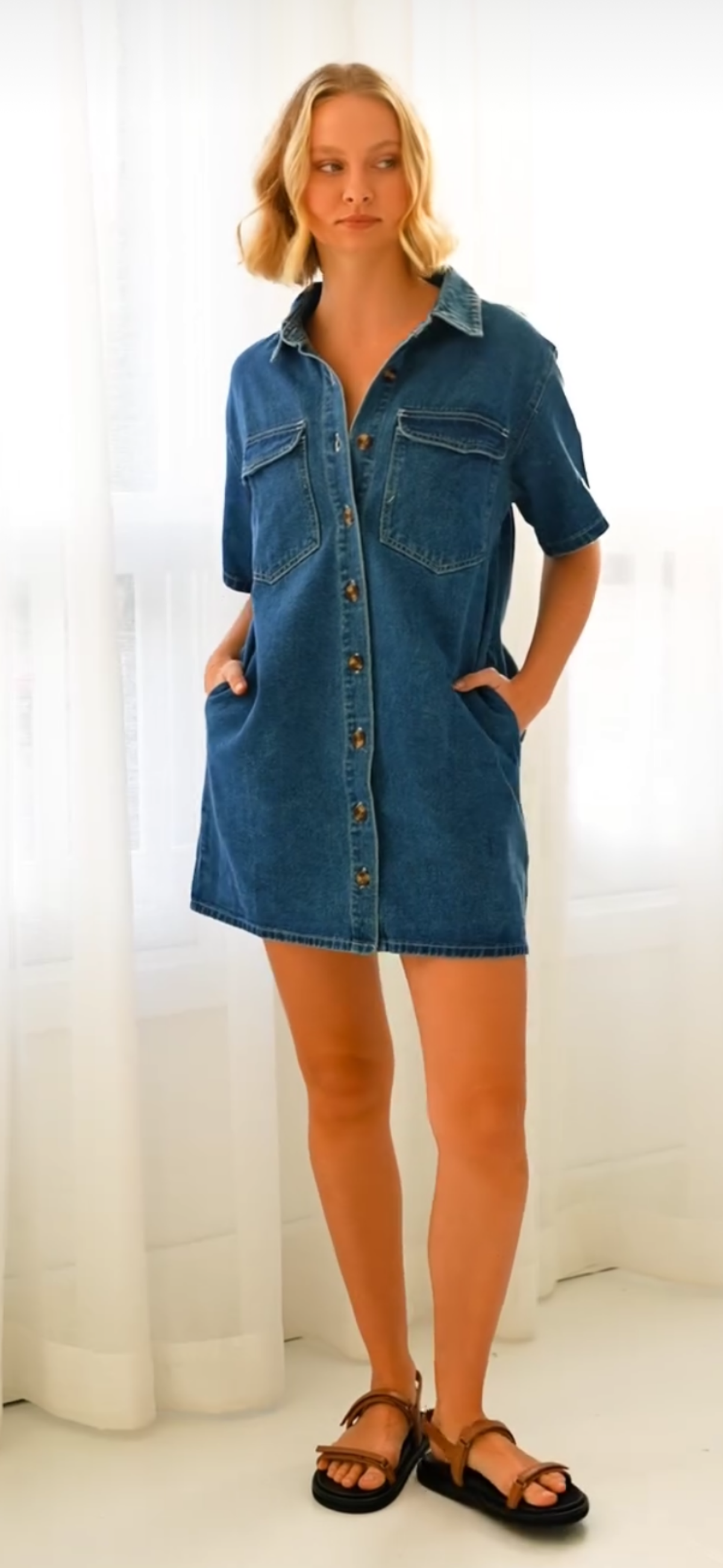 Amelia Denim Dress