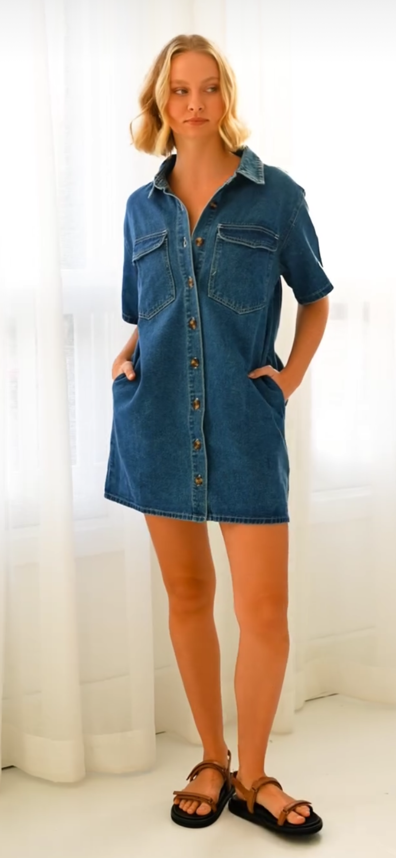 Amelia Denim Dress