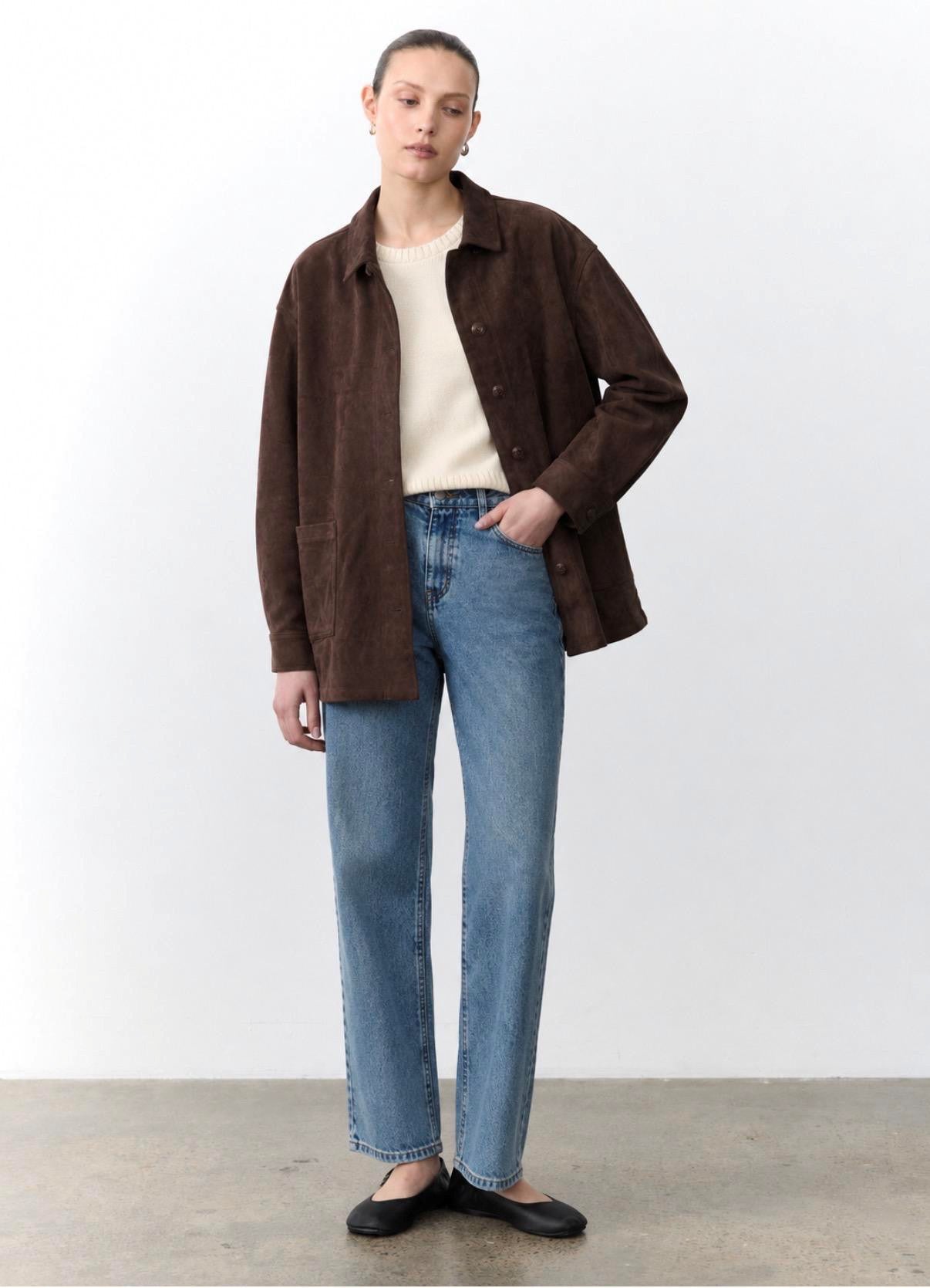 LITTLE LIES / SUEDE JACKET /  S26040902