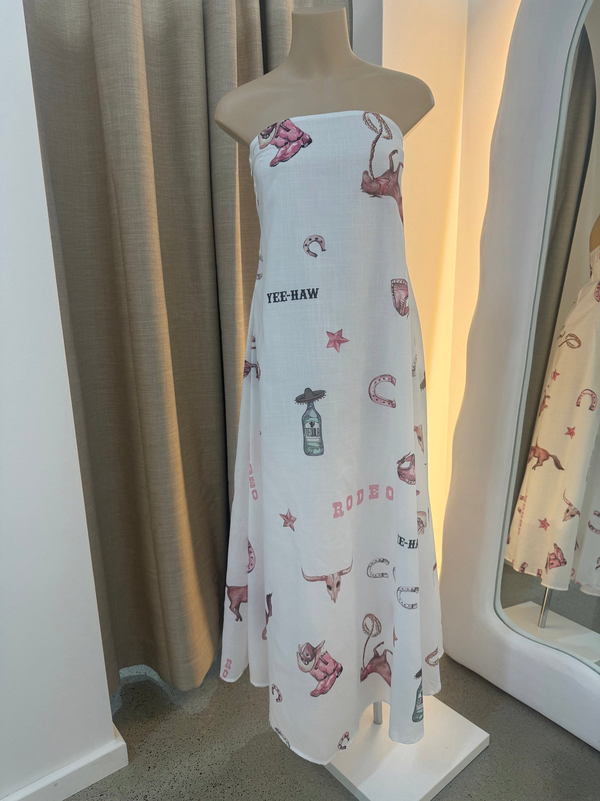BY FRANKIE - GOODLUCK STRAPLEES DRESS