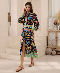 IRIS MAXI / DISCO SEA DRESS / 2012594-5