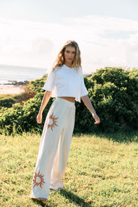 INDIGO & WOLFE / SOLEIL FLARE PANTS