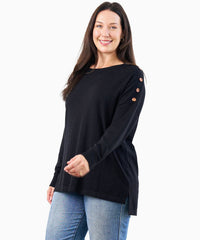 BOHO AUSTRALIA / JOANNE JUMPER / BLACK / BK25021025