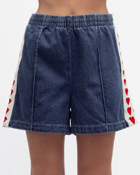 EBBY & I / I HEART YOU RED / SHORTS / VV11492