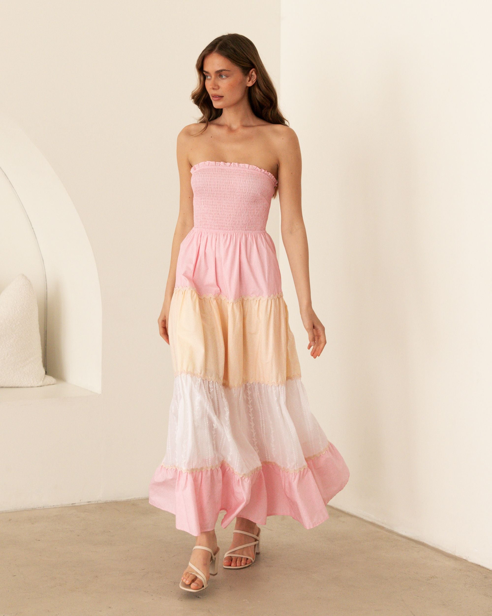 EBBY & I / NEAPOLITAN DRESS / PINK / VV11371