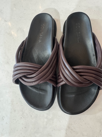SOL SANA / ESTE FOOTBED SLIDE / MULBERRY