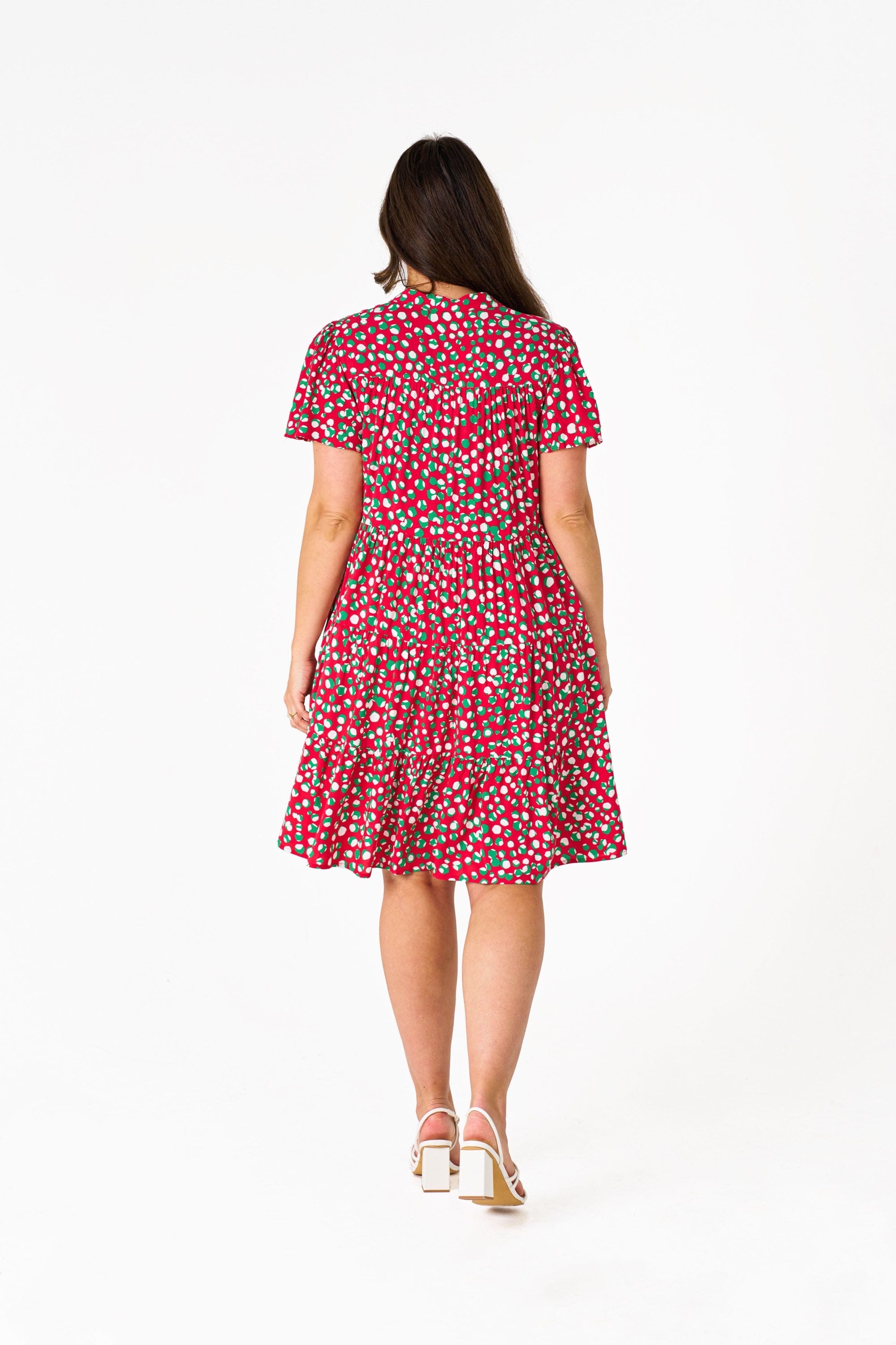 BOHO AUSTRALIA / DOTTY TIER DRESS