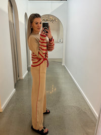 LITTLE LIES / LOTTIE TOP / OATMEAL / K25012210