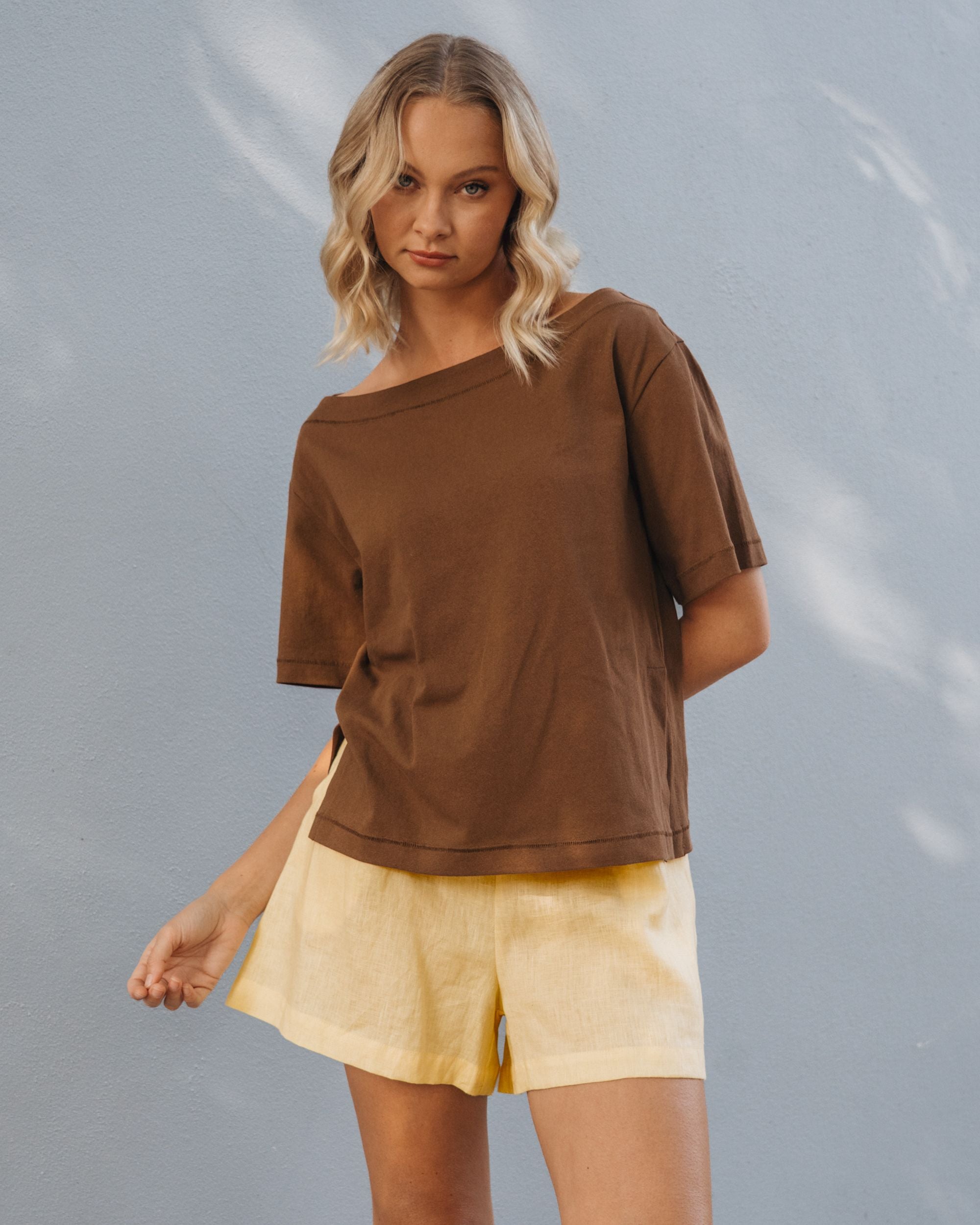 WHITE CLOSET / FLIP SHORTS / LEMON / TFL7990-30